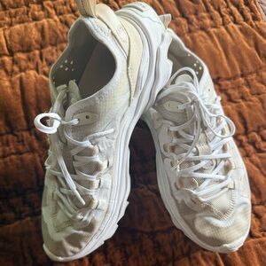 Sorel Women's Kinetic Breakthrough Tech Sneakers in White and Cream